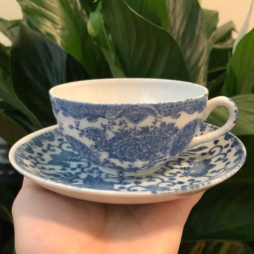 Vintage Japanese teacup from WWII 1940s tea set